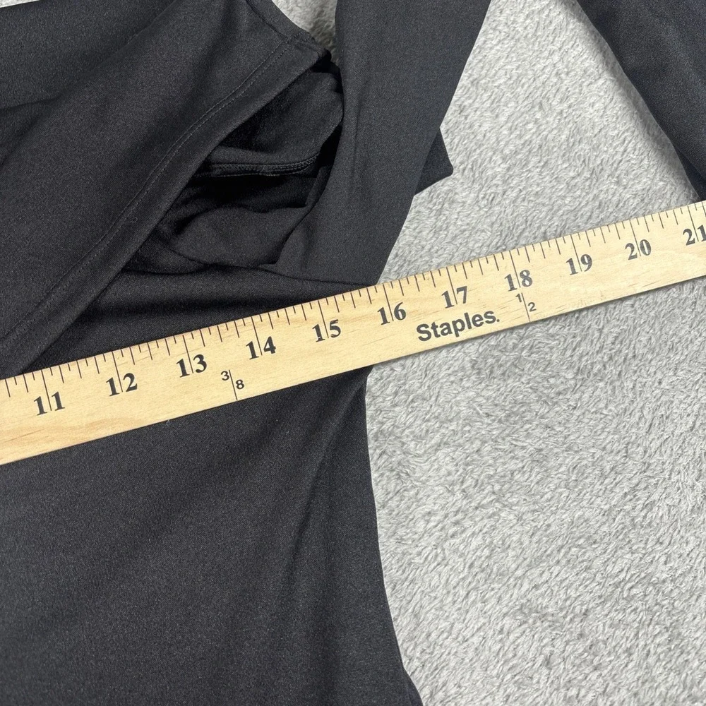Lioness Black Ruched Bodycon Stretch‎ Long Sleeve Mini Dress Sz M NWT